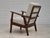 Mid-Century Modern Danish Armchair in White Furniture Fabric & Beech, 1960s For Sale - Image 3 of 18