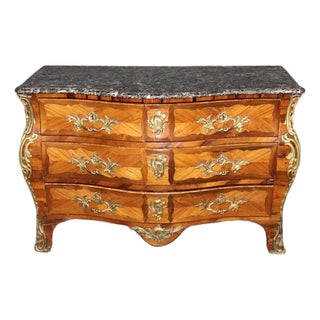 18th Century French Regency Bronze Mounted Commode by Louis Pelletier C. 1760 For Sale