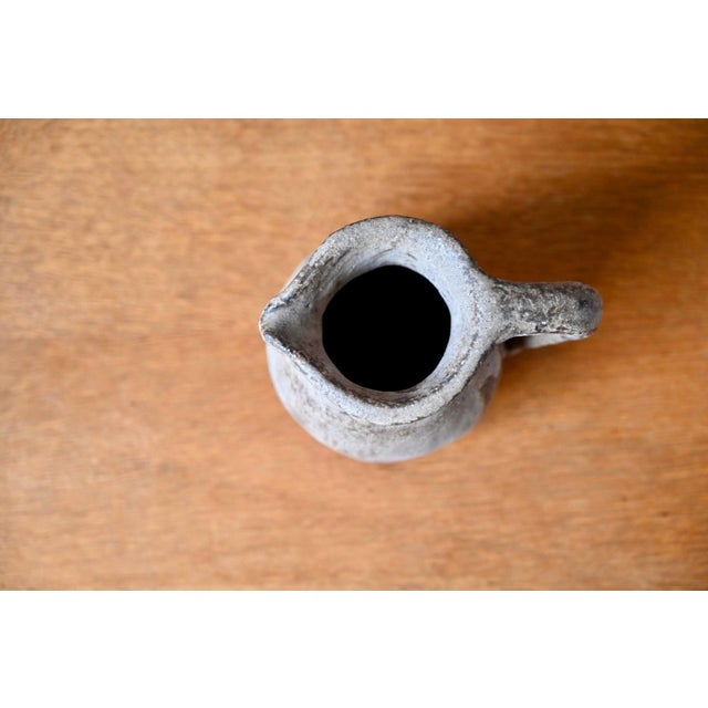 Brutalist Glazed Stoneware Pitcher, 1960s For Sale - Image 4 of 10
