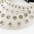 Sonia Rykiel Silvered Metal Bib Necklace with Blue Glass Cabochons For Sale - Image 14 of 14