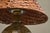French Olive Green Glazed Studio Pottery Table Lamp with Rattan Shade, 1960s For Sale - Image 11 of 12