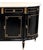 Stone Louis XVI Style Ebonized Enfilade Buffet With Carrara Marble Top Bronze Mounts For Sale - Image 7 of 12