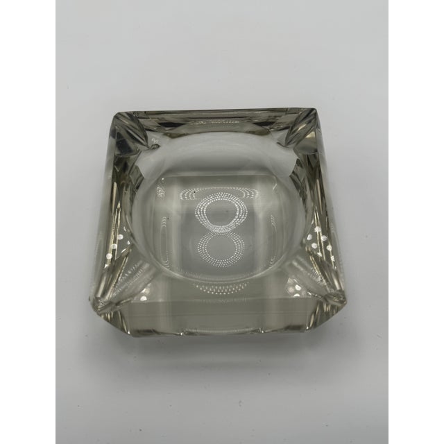 Vintage Glass Ashtray For Sale - Image 10 of 12