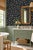 Chinoiserie Mahjong Tile Grasscloth Wallpaper by House Party | Blank Black | 8 Yards For Sale - Image 3 of 10