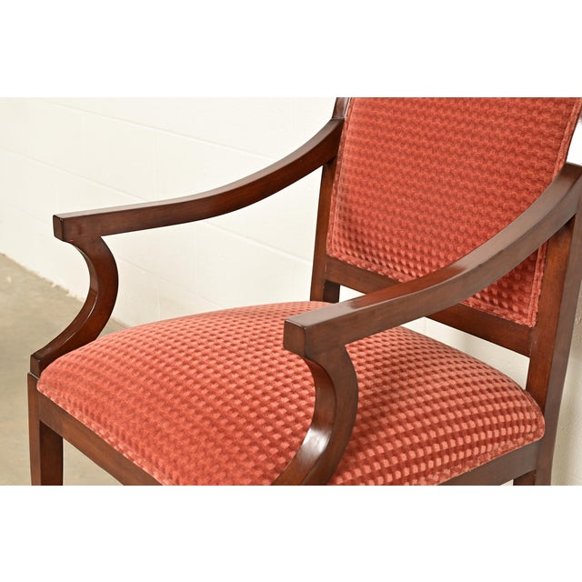 Smith & Watson Regency Carved Mahogany Dining Chairs, Set of Six For Sale - Image 10 of 14
