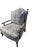 1990s Oversized Ethan Allen Versailles Bergere Lounge Chair & Ottoman Set Damask For Sale - Image 11 of 18