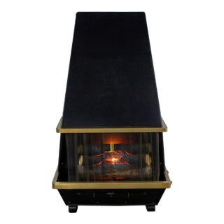 Mid to Late 20th Century MCM to Modern Electric Fireplace by Arvin Industries Freestanding or Wall Mounted For Sale