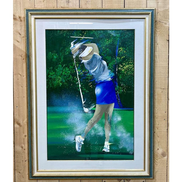 Victor Spahn, Golfer, 1990s, Lithograph For Sale - Image 4 of 4