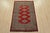Tribal Bokhara Jaldar Rug 3’1” X 4’8” Red Wool Tribal Hand-Knotted Oriental Carpet For Sale - Image 3 of 11