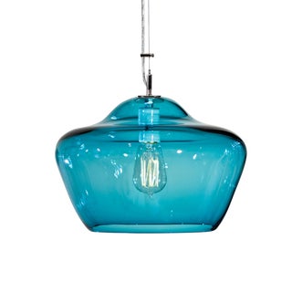 Vesuvius Aura in Lagoona Pendant Light For Sale