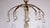 Antique French Brass and Glass Drop Chandelier from Unbekannt, 1940s For Sale - Image 4 of 12