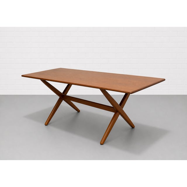 1960s Simple + Sleek Mid Century Modern Teak Coffee Table For Sale - Image 5 of 9
