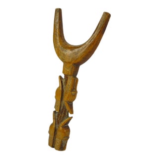Early 20th Century Baule Slingshot Côte d'Ivoire MATTER COLLECTION For Sale