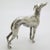Vintage Italian Handmade Genuine Silver Large Greyhound Dog Figurine Sculpture, Made in Tuscany (Arezzo, Italy)) For Sale - Image 6 of 13