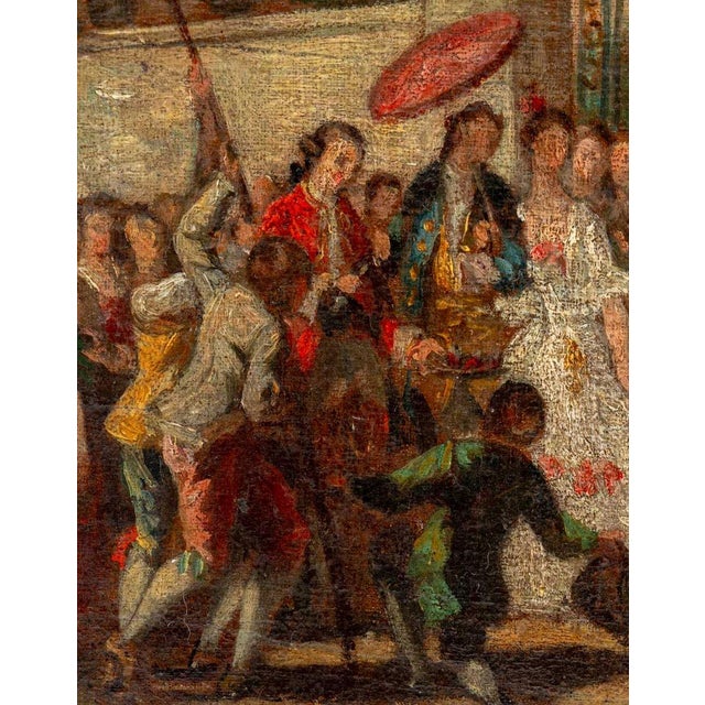 Jean-Michel Moreau (French, 1741-1814), Study for a Vignette, Oil on Canvas, circa 1775, for "Les A propos de La Folie" by...