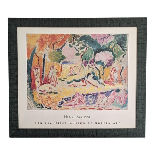 The Joy of Life Framed Exhibition Art by Henri Matisse For Sale