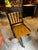 Antique Bankers Chair With Nail Head Trim and Wheels For Sale - Image 4 of 5