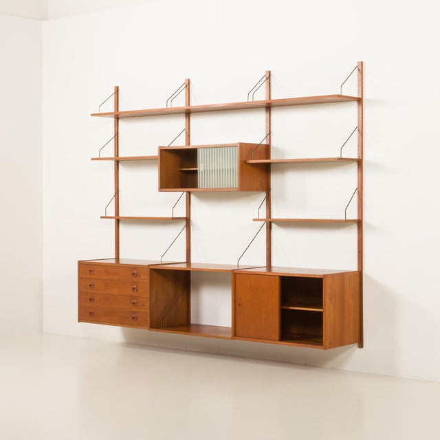 Metal Vintage PS System Shelving Unit from Randers Mobelfabrik, 1960s For Sale - Image 7 of 18