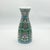 Handmade Ceramic Conical Vase (25cm) – Emerald Green Vertical Panels – Flared Rim Iznik Decor For Sale - Image 6 of 7