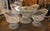 This Spun Fiberglass dining patio set is in good shape, the top of it is a 47" round glass with beveled edge. The height...
