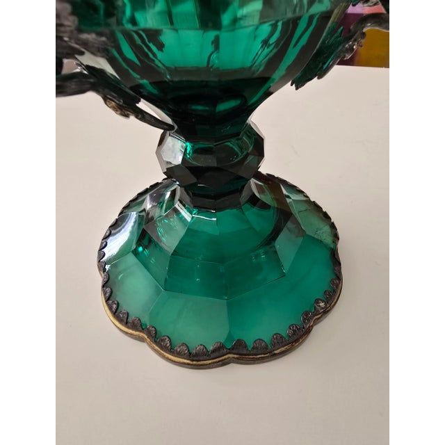 Antique Moser Bohemian Glass Museum Goblet For Sale - Image 11 of 12