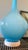I have a beautiful, vintage mid-century modern glass table lamp. It features a stunning gradient sky-blue to baby blue...