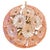Sputnik Pendant Light with 51 Flowers in Pink Glass and Burnished Brass from Justfurnituress SRL For Sale - Image 11 of 11