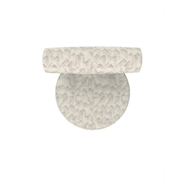 Not Yet Made - Made To Order Moca Chair in Graphite Ivory Fabric and Smoked Oak by Studio Rig for Collector For Sale - Image 5 of 6