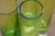 6 Chinese Emerald Green Blown Glass Graduated Tubular Torpedo Bud Vases 4" to 8" For Sale - Image 11 of 13