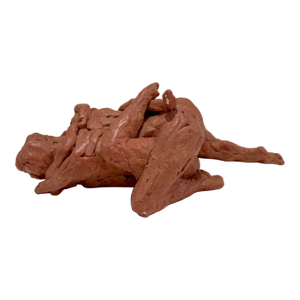 1960s Larry Mohr Terracotta Lovers Sculpture Signed From Artist Estate