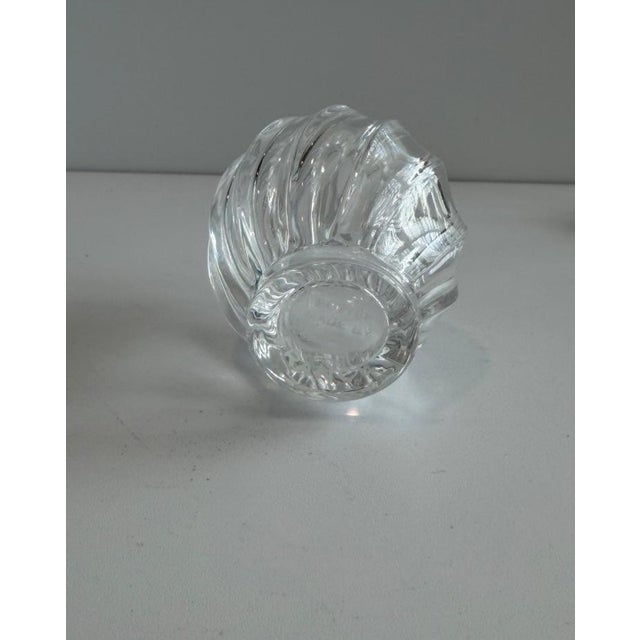 Vintage Lalique France for Nina Ricci “L’Air Du Temps” Kissing Doves Love Birds Crystal Perfume Bottle With Box For Sale - Image 10 of 12