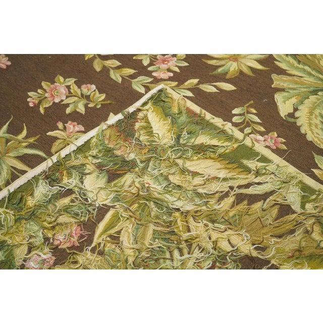 Aubusson Rug 7'8'' X 10'1'' For Sale In New York - Image 6 of 6