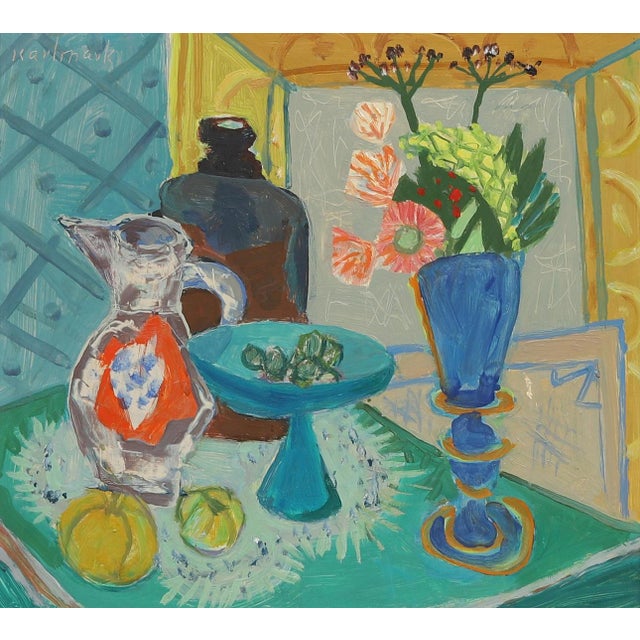 Original oil on board by the listed Swedish artist Gerhard Karlmark (1905-1976). When we see a painting by this popular...