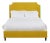 Reagan King Bedframe, Golden Velvet For Sale