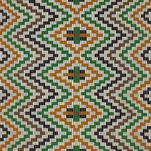 Schumacher X A Rum Fellow Izapa Hand Woven Brocade Fabric in Jewel