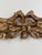 French Vintage Carved Giltwood Louis XVI Ribbon Bow & Laurel Wall Ornament – 19" For Sale - Image 3 of 18