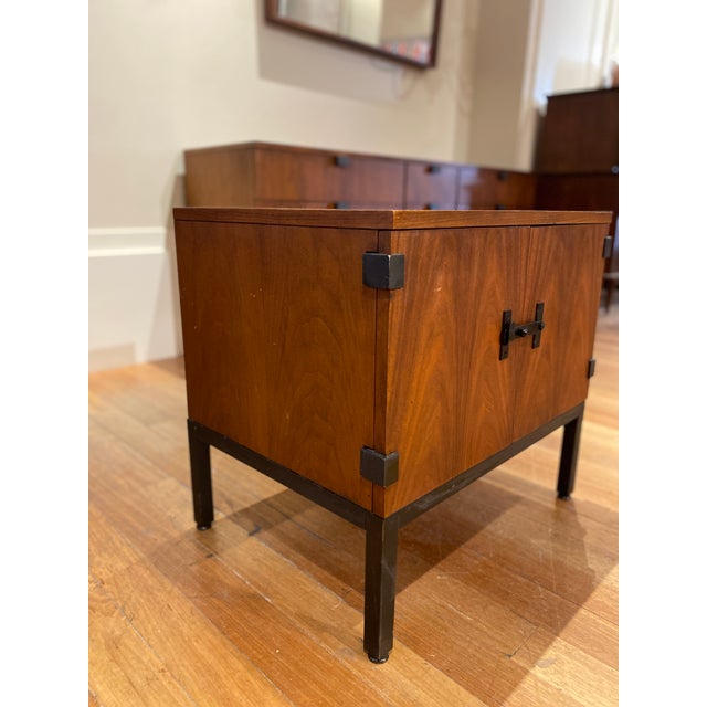 Mid 20th Century Mid 20th Century Milo Baughman Walnut Nightstand For Sale - Image 5 of 9
