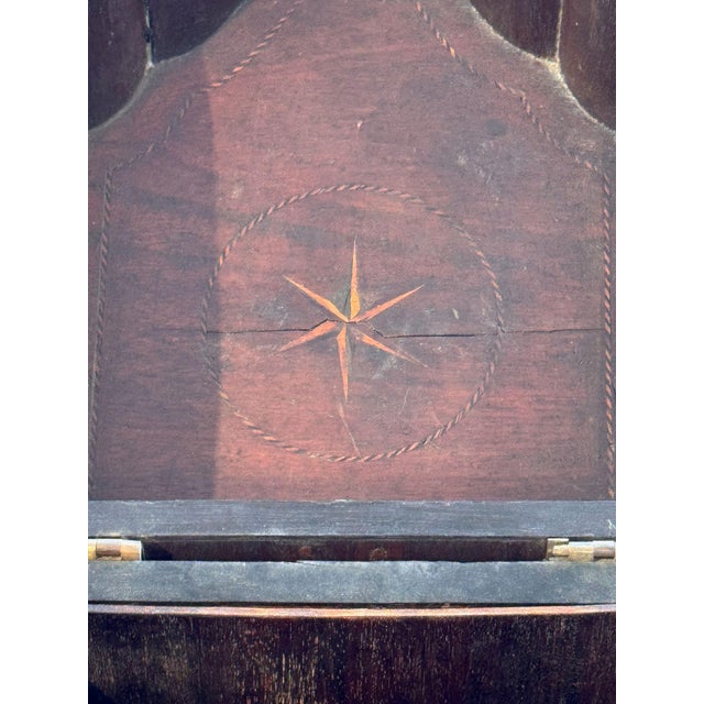 Wood 19th Century English Inlaid Letter Box For Sale - Image 7 of 8