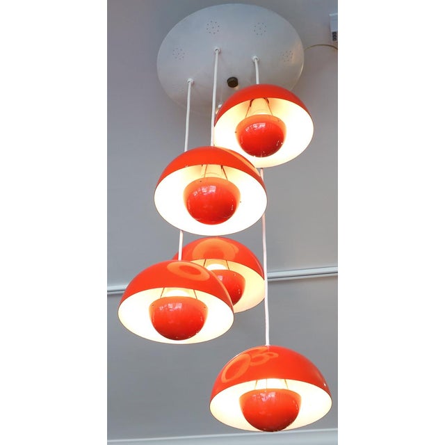 1970's Big Flower Pot Hanging Light by Verner Panton Chairish