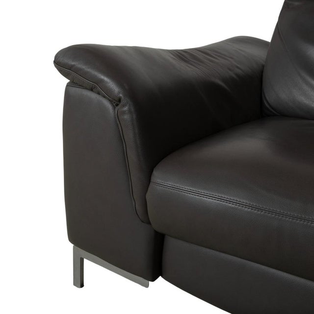 Brown Corner Sofa in Leather from Willi Schillig For Sale - Image 8 of 18