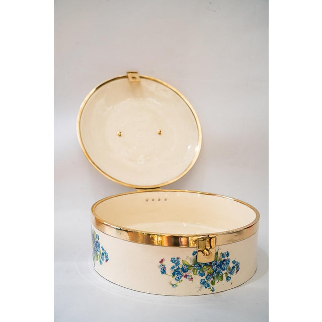 Cream Vintage Art Deco Bread Box, Vienna, 1920 For Sale - Image 8 of 11