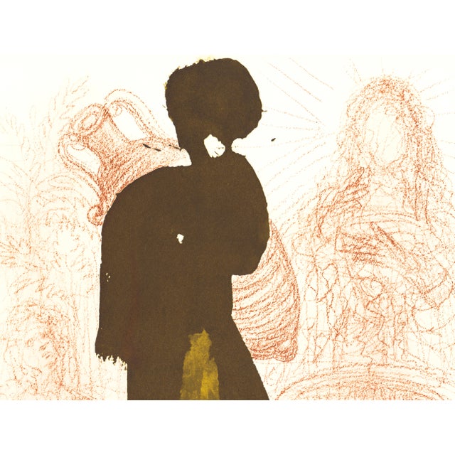 Abstract 1968 Salvador Dalí Biblia Sacra Lithograph "Da Mihi Bibere" (Give Me a Drink) For Sale - Image 3 of 12