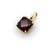 2000 - 2009 14k Gold Mounted Fancy Cut Tanzanian Garnet Pendant For Sale - Image 5 of 10
