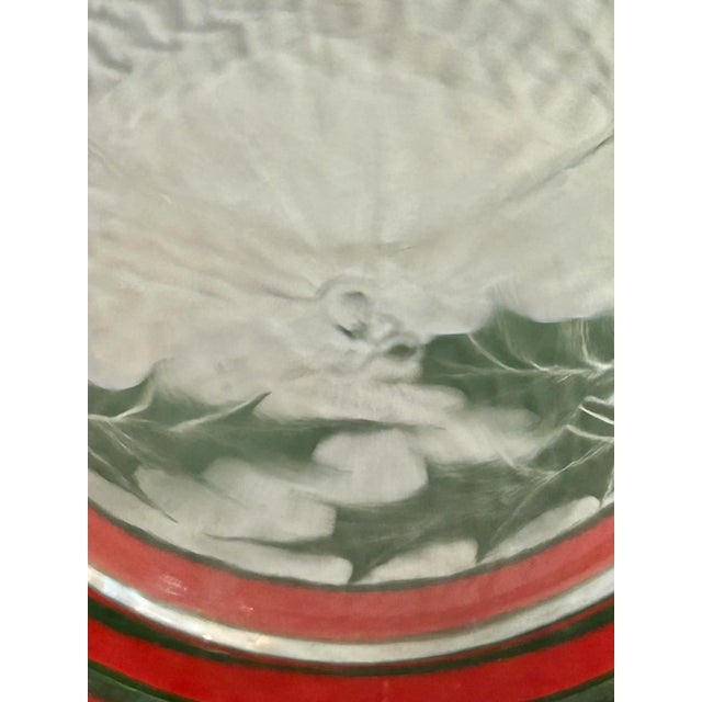 Late 20th Century Vintage Libbey Glass “Holly and Berry” Christmas Holiday Double Old Fashioneds - A Set of 8 For Sale - Image 5 of 5