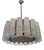 Doria Chandelier with Metal Stem, 17 Glasses and 9 Light Points from Venini, 1900 For Sale