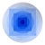 Contemporary Abstract Acrylic on Italian Poplar Board "9 (Ultramarine)" by Andy Harwood For Sale