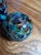 Vintage Trio of Dark Blue and Green Glass Paperweights For Sale - Image 9 of 12