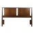 Mid Century Modern Full Size Walnut Headboard With Turned Wood Frame For Sale