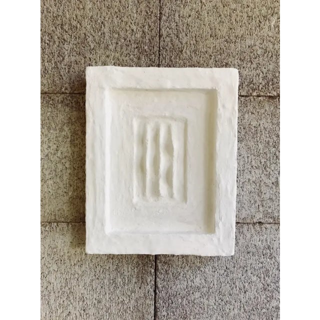2020s 'Waves' Minimalist Plaster Painting For Sale - Image 5 of 6