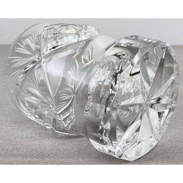 Crystal and Cut Glass Tray Shot Glasses, Set of 8 For Sale - Image 16 of 17